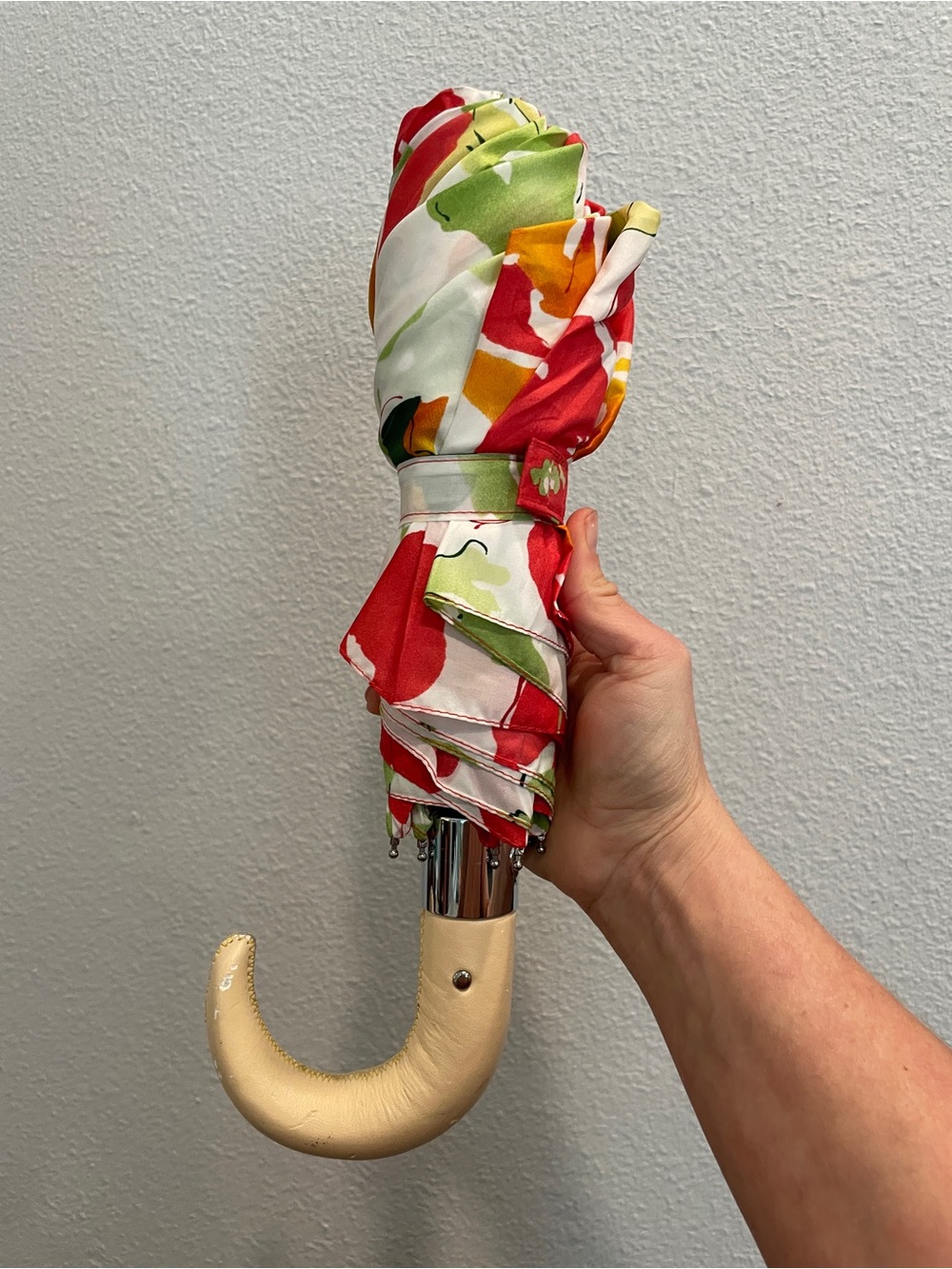 Vintage Dooney & Bourke garden rose floral umbrella - Picture 6 of 6